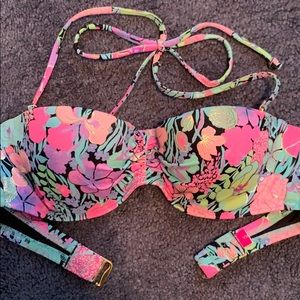 Strapless Floral Victoria’s Secret Swimsuit